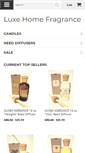 Mobile Screenshot of luxehomefragrance.com